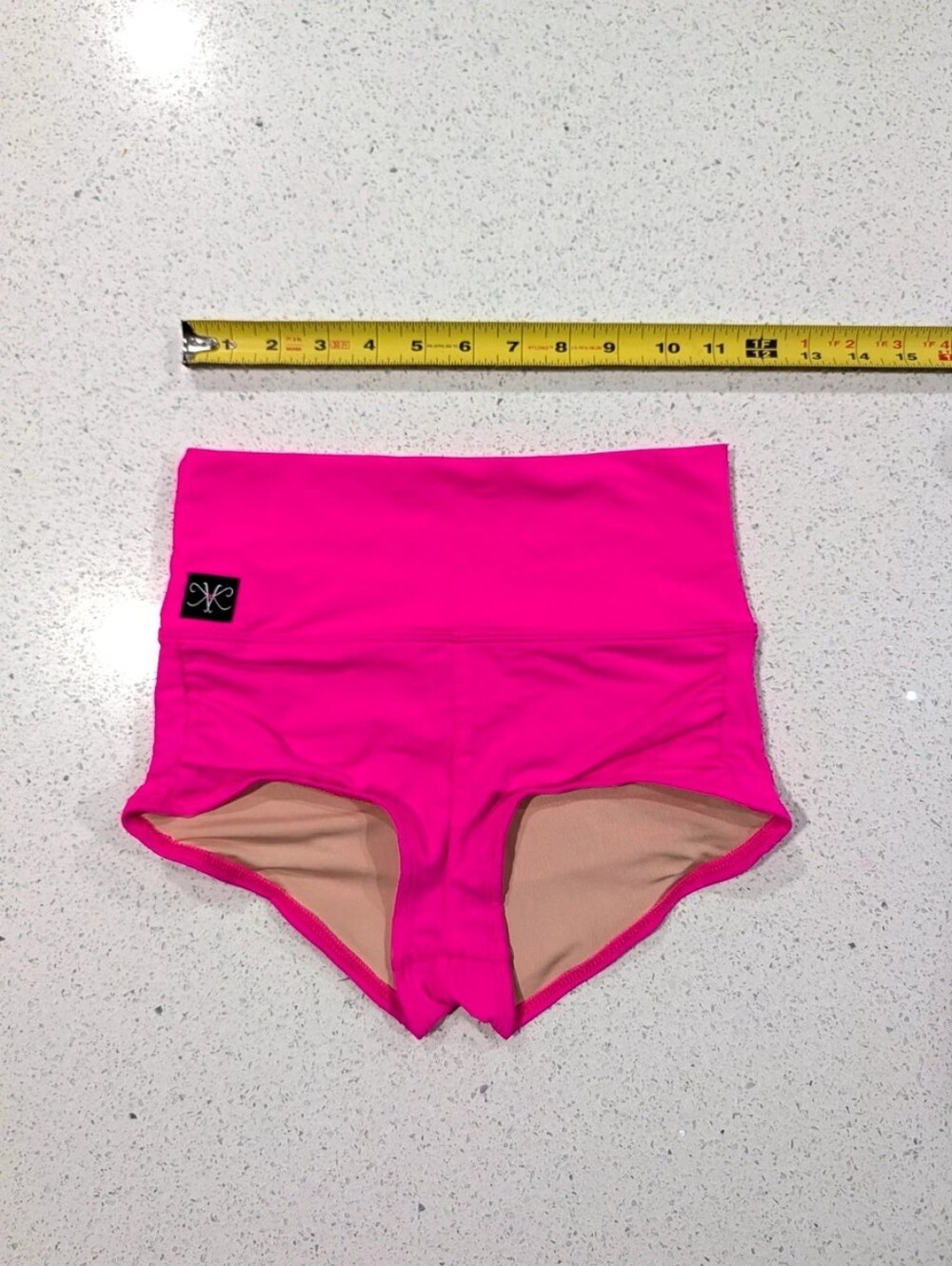 Kandi Kouture XS Small TXS 0/2 Dance Ballet Pageant Brief Shorts PINK Msrp $45